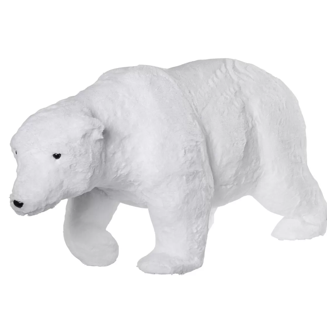 Decoración De Invierno>DecoWoerner Oso Polar De Peluche Decorativo Altura 44 Cm blanco