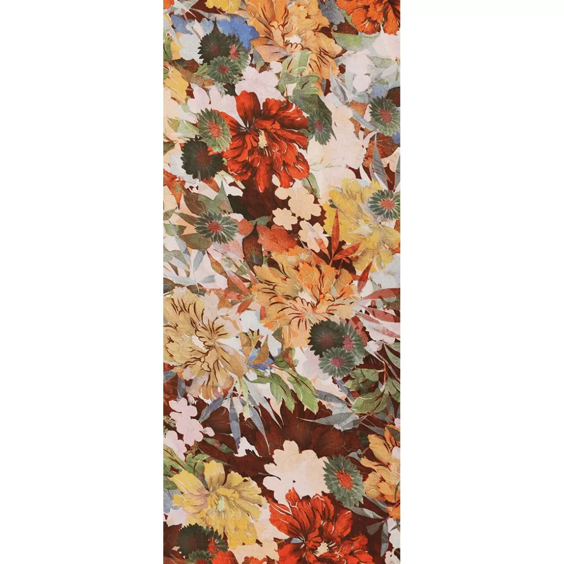Decoración De Otoño | Pancartas De Otoño>DecoWoerner Pancarta De Tela Ignífuga "Flores De Otoño" De Tela De Bandera 75 X 180 Cm multicolor