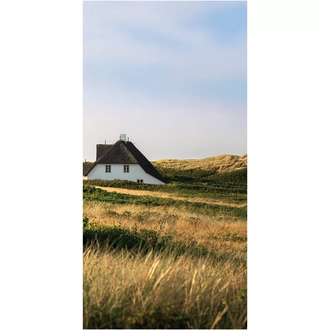 Decoración De Otoño | Pancartas De Verano>DecoWoerner Pancarta De Tela Ignífuga "Paisaje Del Norte De Alemania" De Tela De Bandera 100 X 200 Cm marrón