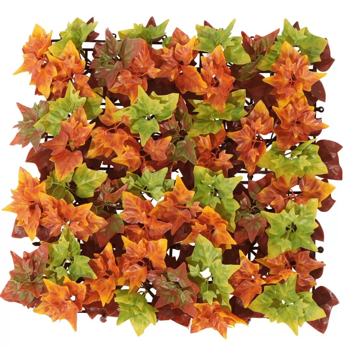 Decoración De Otoño | Paredes De Plantas>DecoWoerner Panel Con Hojas De Otoño Artificial 50 X 50 Cm marrón