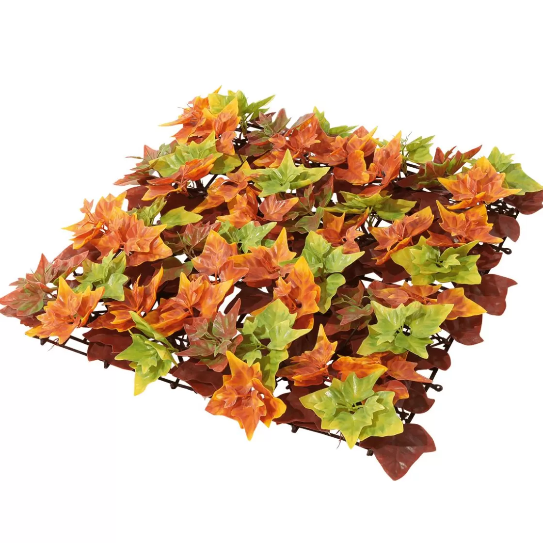 Decoración De Otoño | Paredes De Plantas>DecoWoerner Panel Con Hojas De Otoño Artificial 50 X 50 Cm marrón