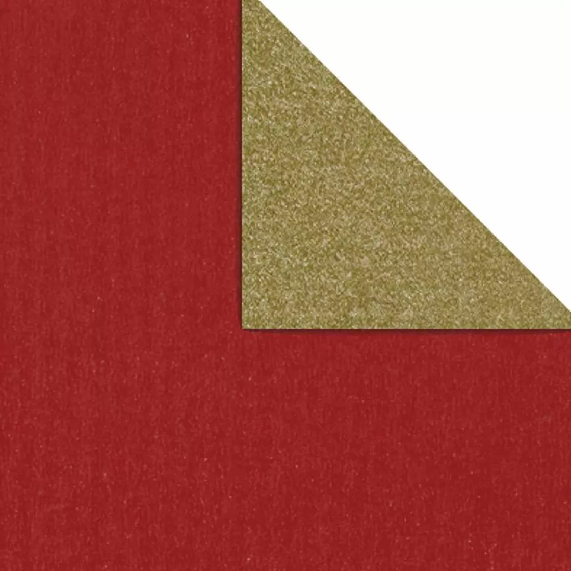 Papel De Regalo>DecoWoerner Papel De Regalo Bicolor 70 Cm, 250 M, /oro rojo