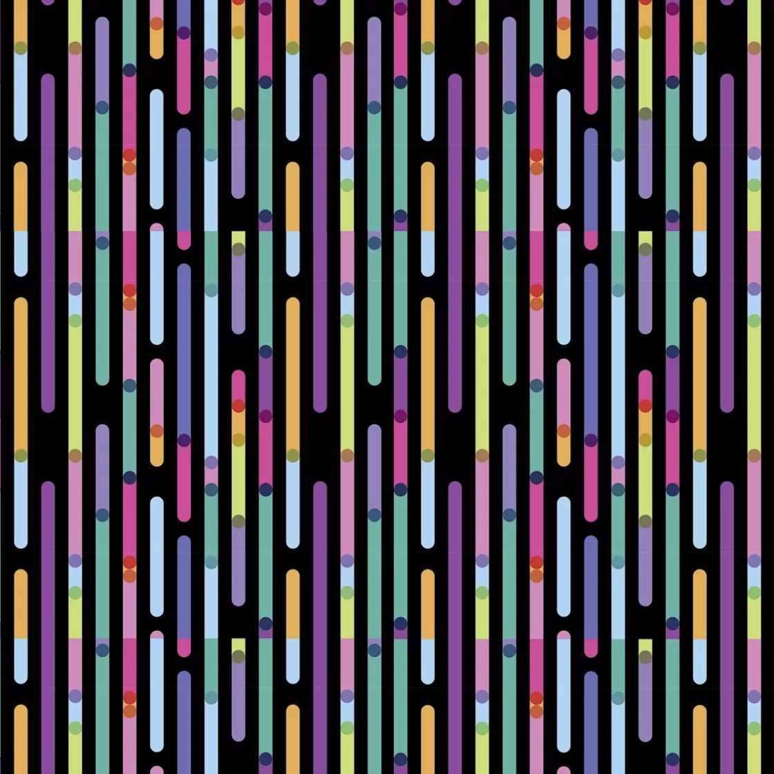 Papel De Regalo>DecoWoerner Papel De Regalo Rayas De Colores, 50 Cm, 50 M negro