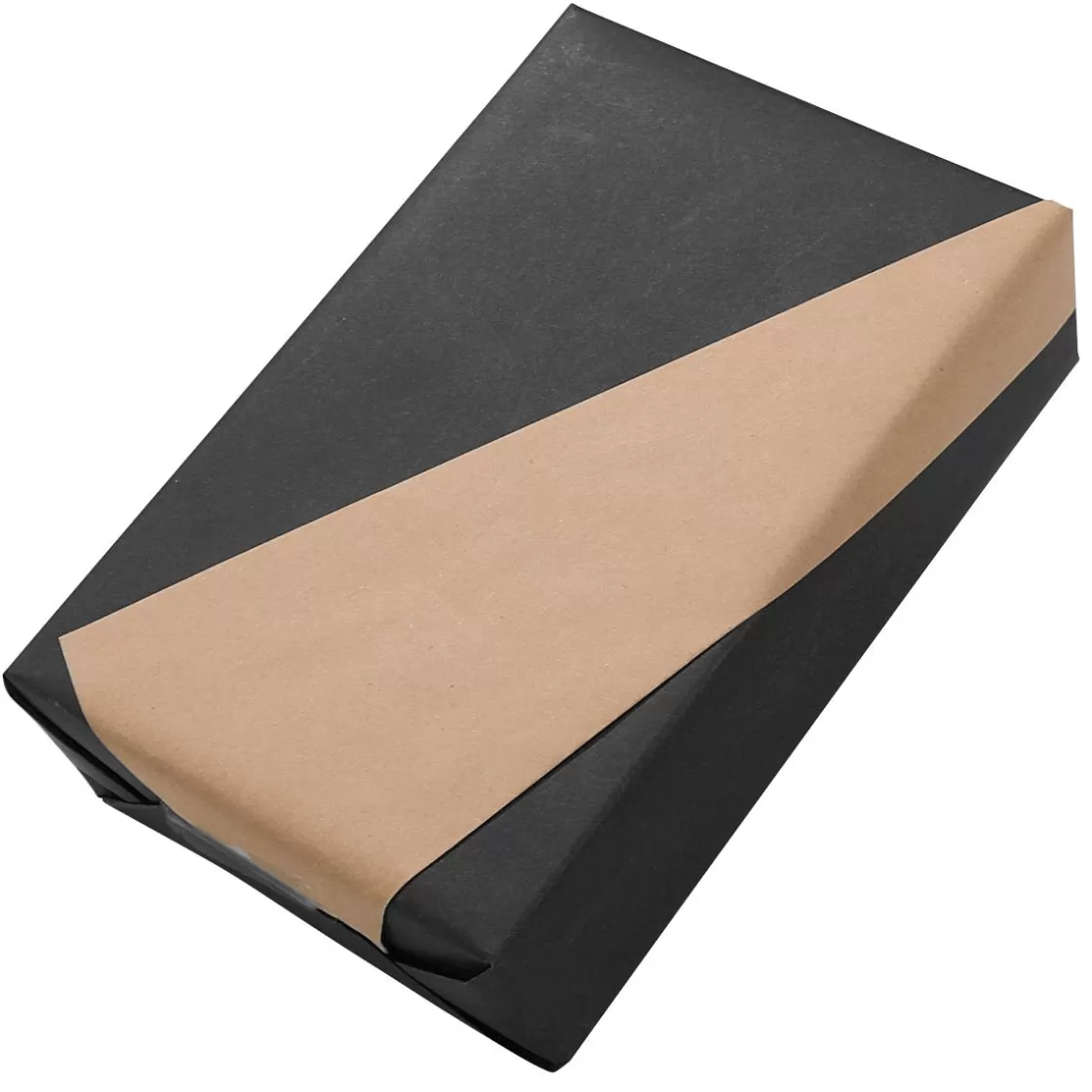 Papel De Regalo | Go Green - Envoltorio Para Regalo Ecológico>DecoWoerner Papel Kraft Liso Reciclado - Bobina De Papel De Regalo De 50 M negro