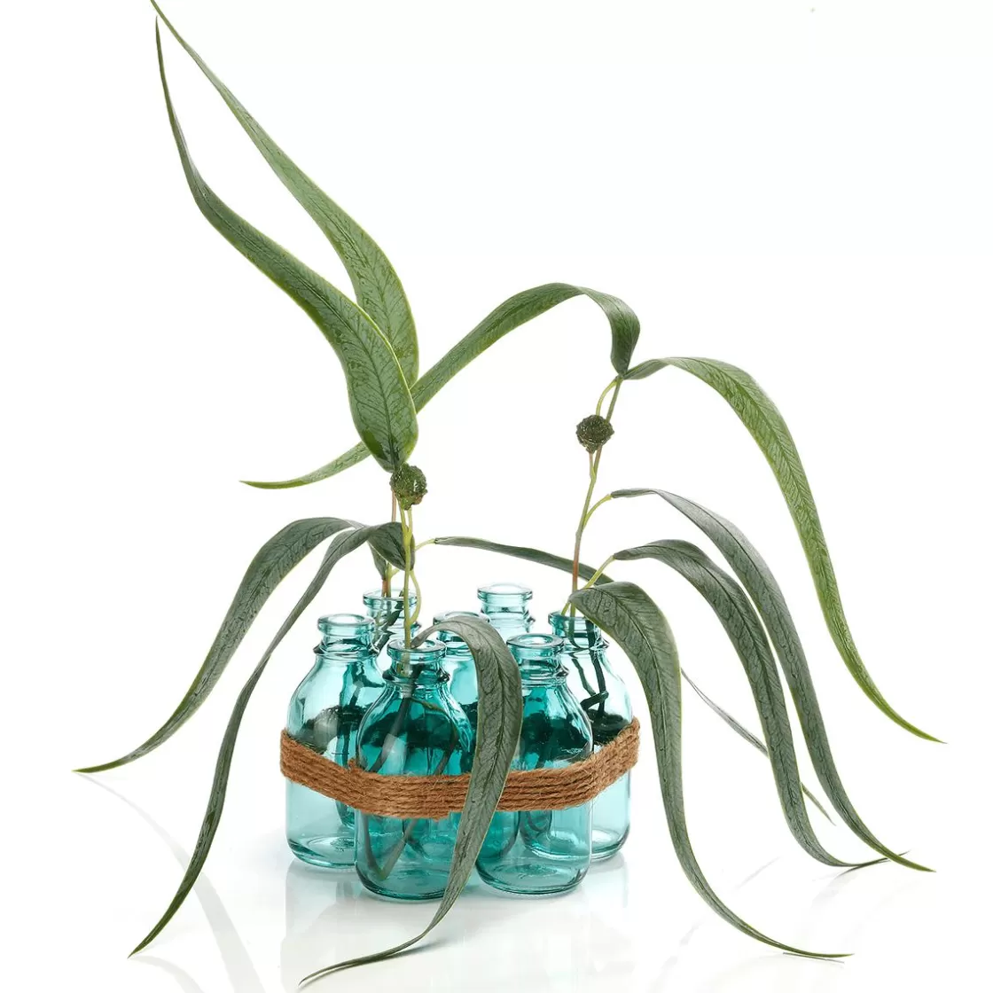 Ramas Y Ramitas>DecoWoerner Paquete De 3 Eucaliptos Artificiales, , 60 Cm De Altura verde