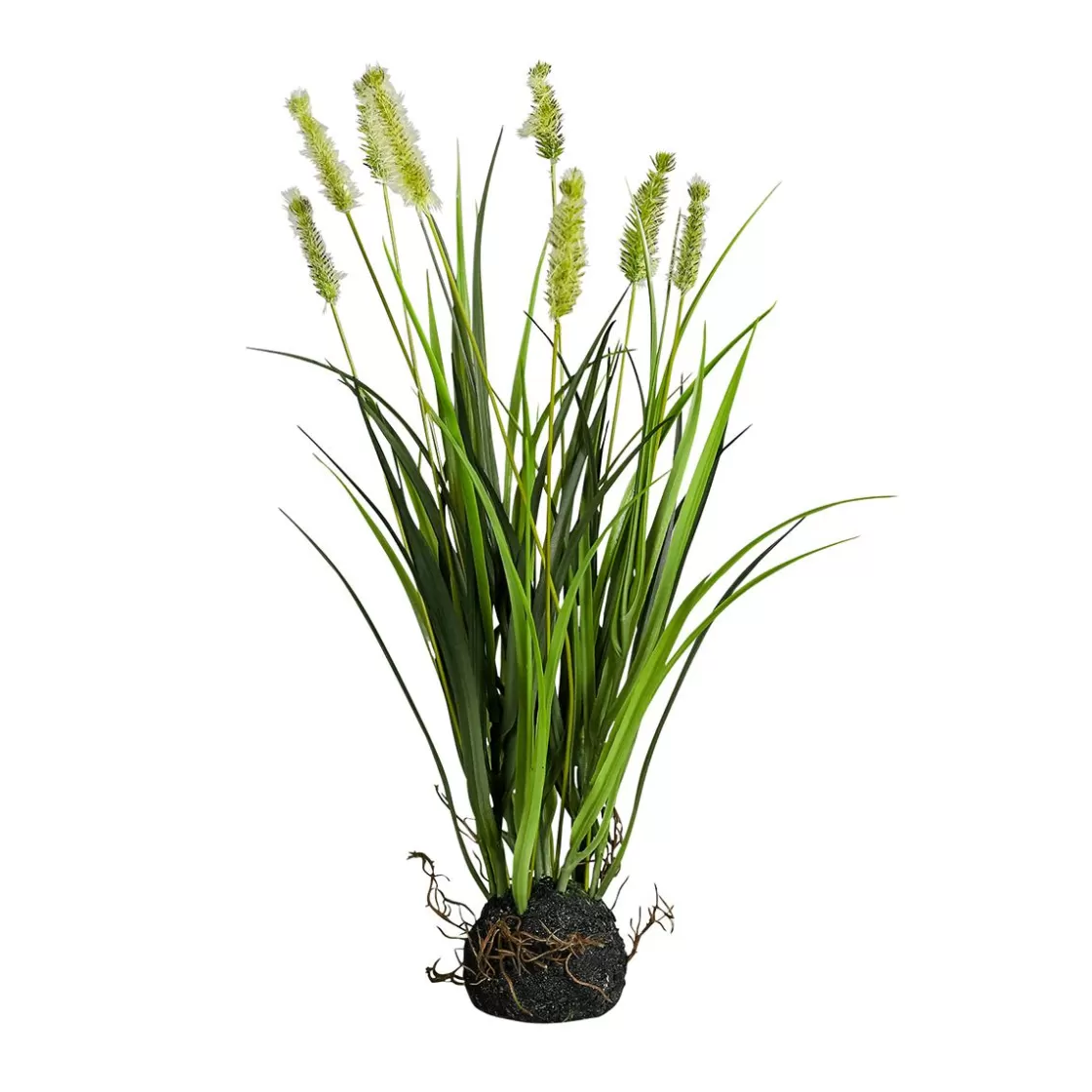 Hierba Decorativa>DecoWoerner Paquete De Césped Artificial Con Soporte Para Frutas En Bola De Tierra 48 Cm verde
