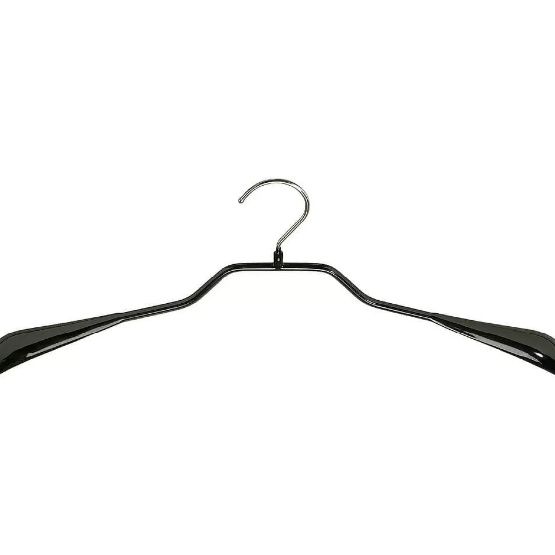 Perchas>DecoWoerner Percha Antideslizante, Extra Ancho 40 Cm, , 1 Caja A´50 Piezas negro
