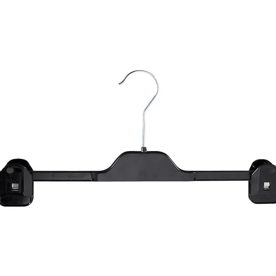 Perchas>DecoWoerner Percha De Plástico Con Pinzas 40 Cm, 1 Caja De 40 Piezas negro