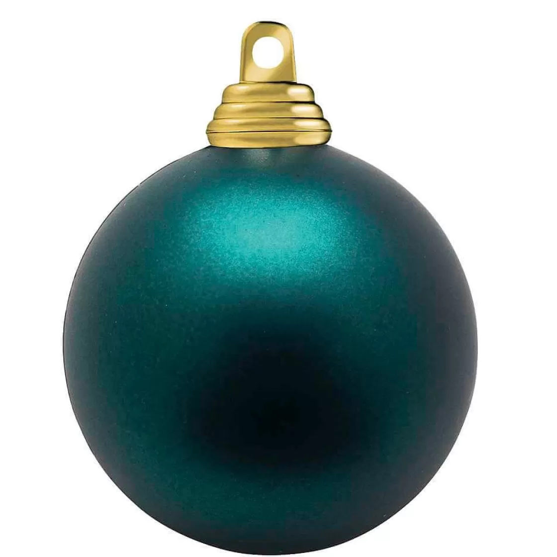 Bolas De Navidad>DecoWoerner Petróleo, Adorno Navideño Mate De Plástico Ignífugo, 20 Cm Ø - Por Unidad verde