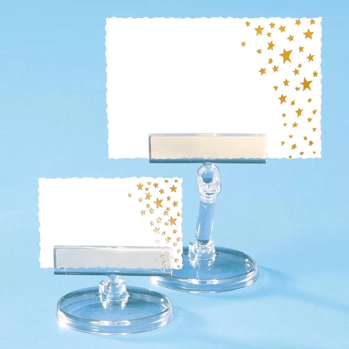 Etiquetaje>DecoWoerner Portaetiquetas De Precio Con Inserto, 10 Cm De Altura transparente