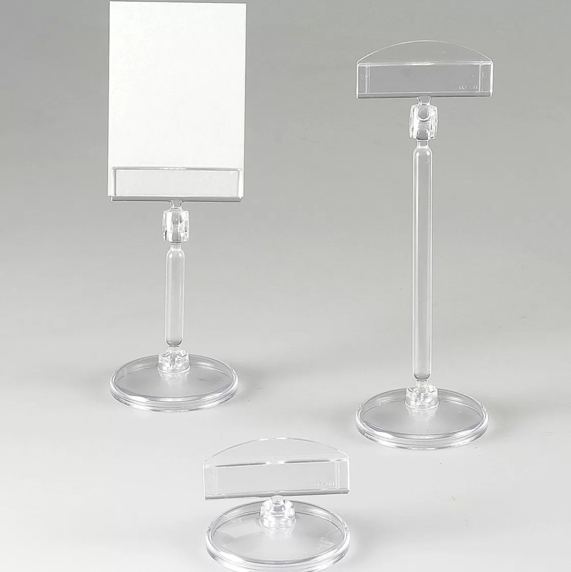 Etiquetaje>DecoWoerner Portaetiquetas De Precio Con Inserto, 10 Cm De Altura transparente