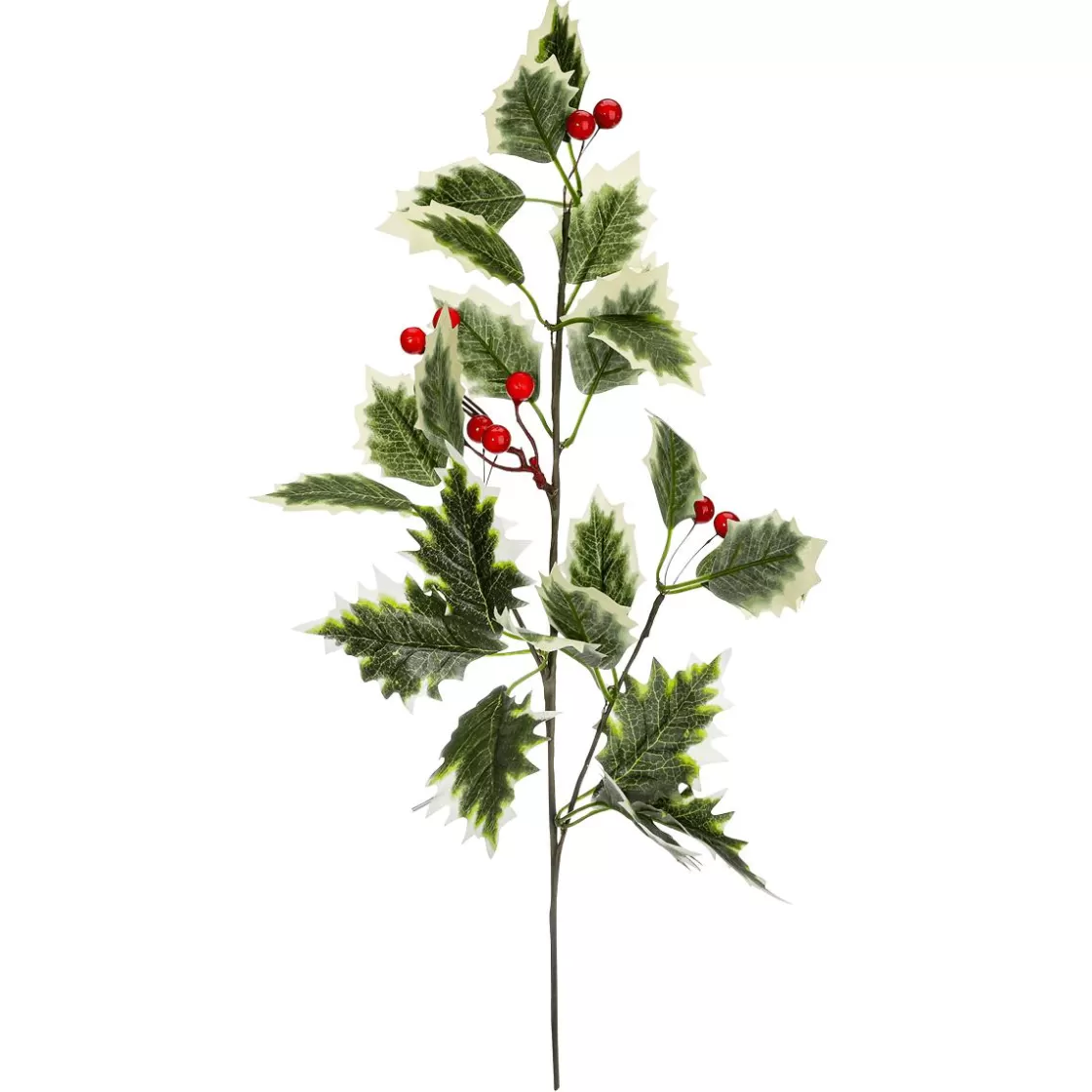 Decoración De Otoño | Ramas Y Ramitas>DecoWoerner Rama De Ilex Con Bayas 47 Cm Juego De 2 verde