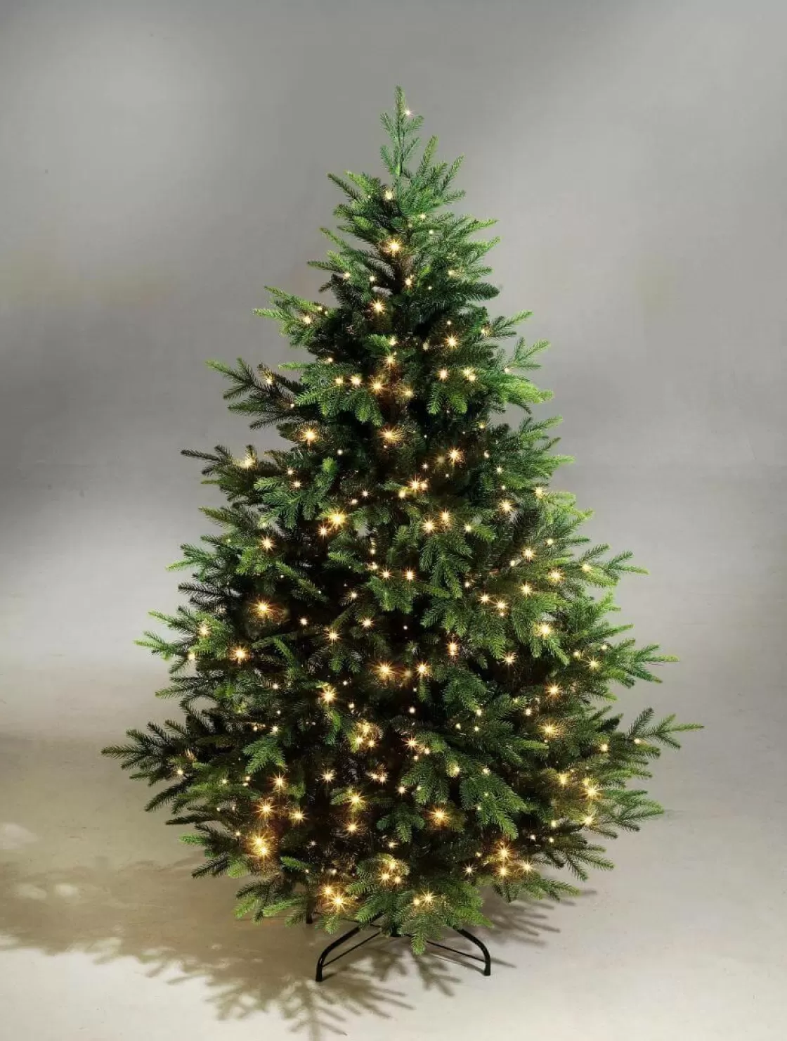 Árboles De Navidad Artificiales>DecoWoerner Árbol De Navidad Artificial Moldeado Por Inyección Pícea De Noruega Con LED 180 Cm verde