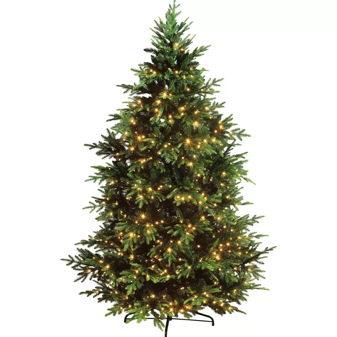 Árboles De Navidad Artificiales>DecoWoerner Árbol De Navidad Artificial Moldeado Por Inyección Pícea De Noruega Con LED 240 Cm verde