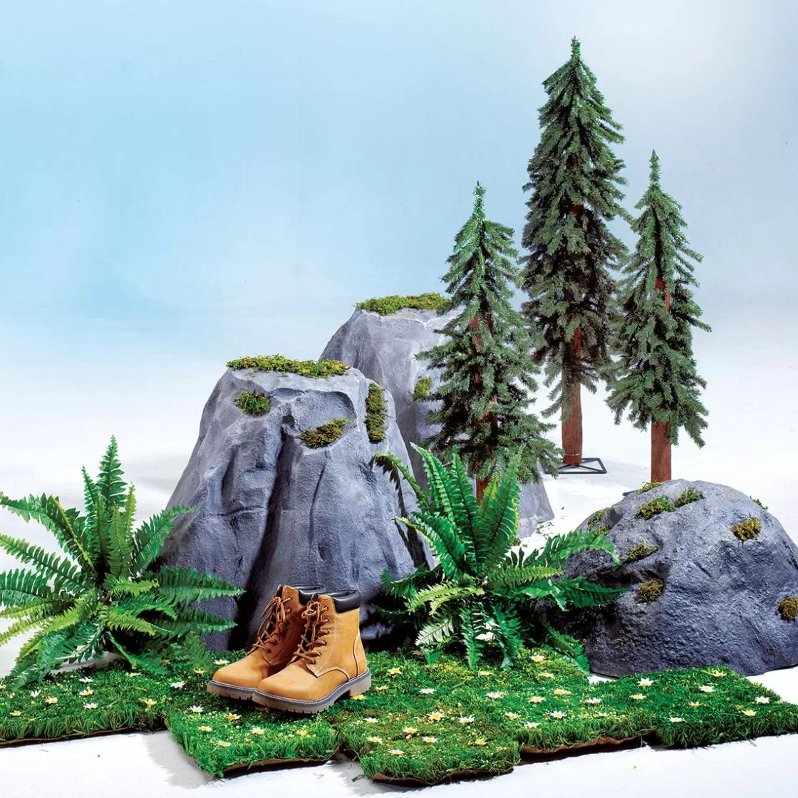 Decoración Temática>DecoWoerner Rocas Decorativas Resistentes A La Intemperie, 30 X 60 Cm Gris