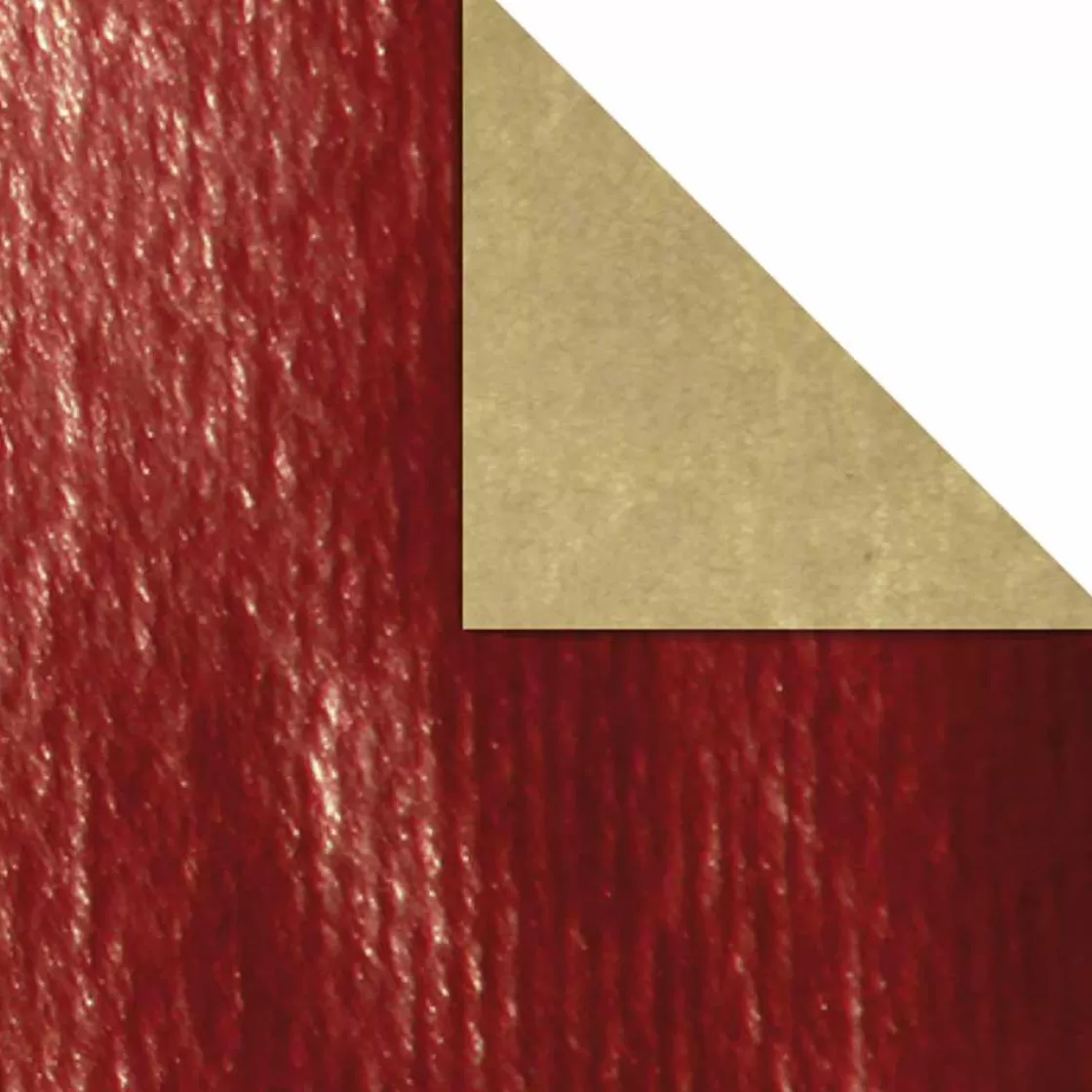 Papel De Regalo>DecoWoerner Rollo De Papel De Regalo 70 Cm, 50 M, Metálico rojo