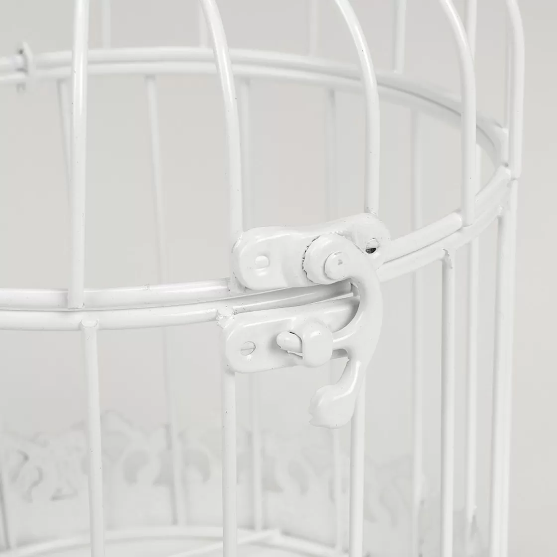 Decoración De Primavera>DecoWoerner Set De 3 Jaulas Vintage Blancas 41 Cm blanco