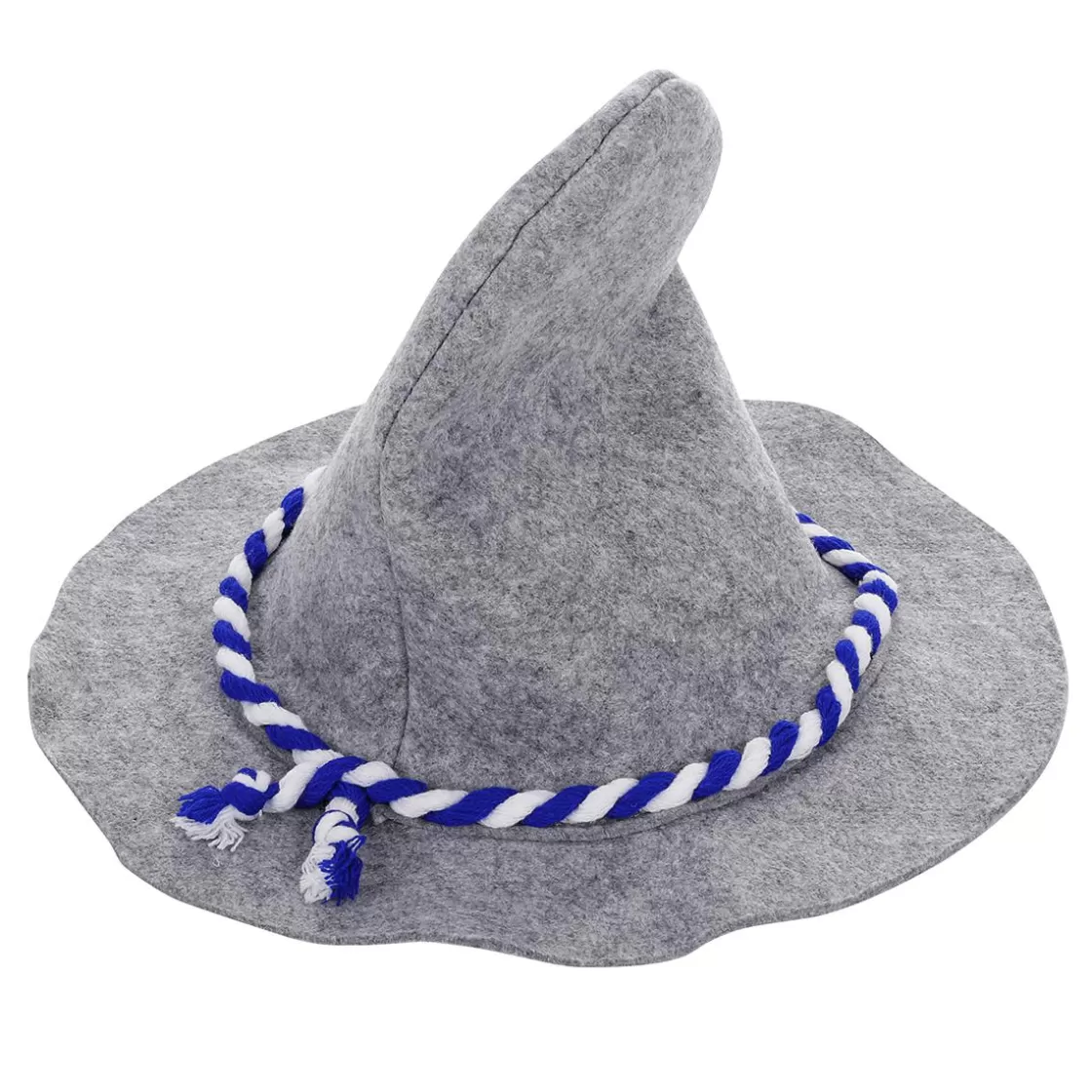 Decoración Temática>DecoWoerner Sombrero Seppel De Fieltro Oktoberfest 44 X 34 Cm Con Cordón Gris