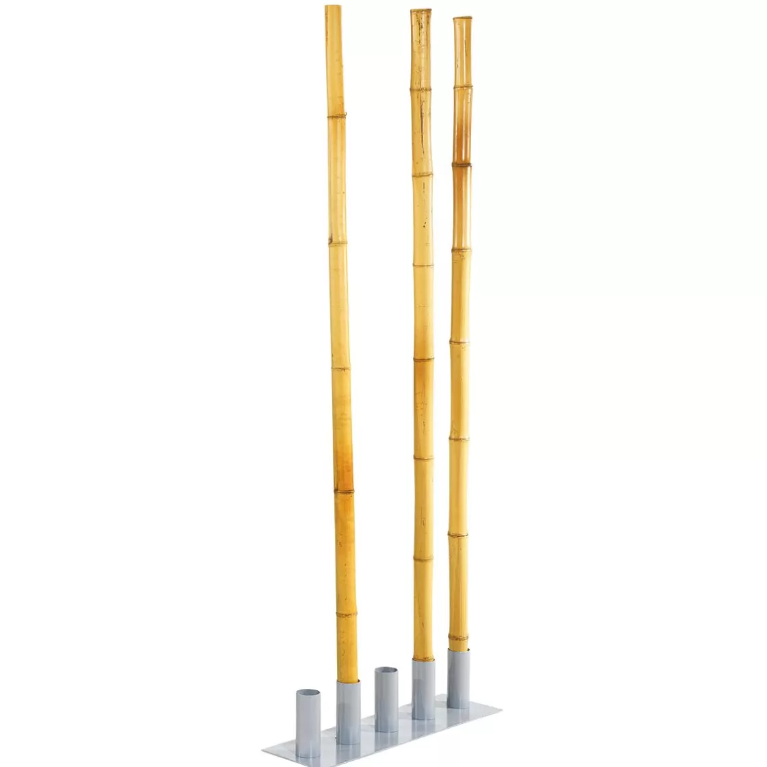 Decoración Natural | Macetas Y Artículos De Decoración>DecoWoerner Soporte Metálico 5 Recipientes, 15 Cm De Altura, Gris, Recto plata