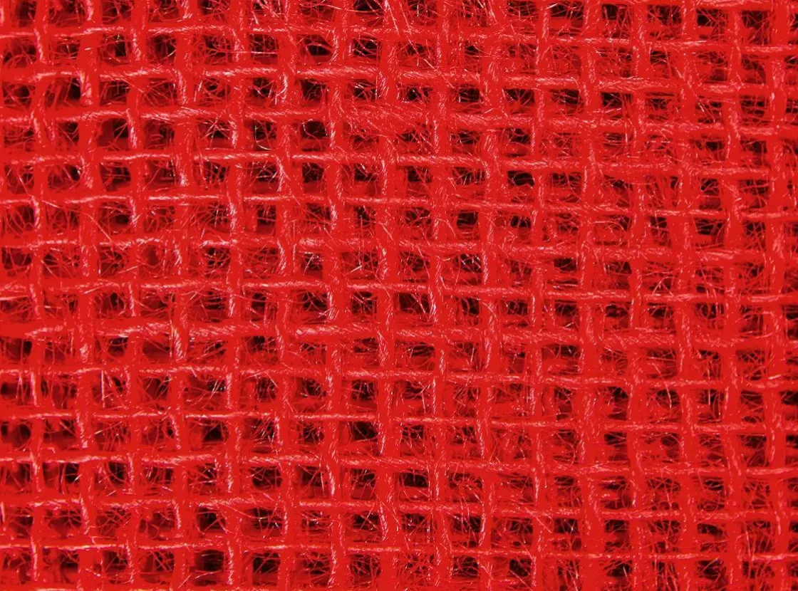 Telas | Decoración De Otoño>DecoWoerner Tapete De Mesa De Arpillera , Anchura 30 Cm, 10 M rojo