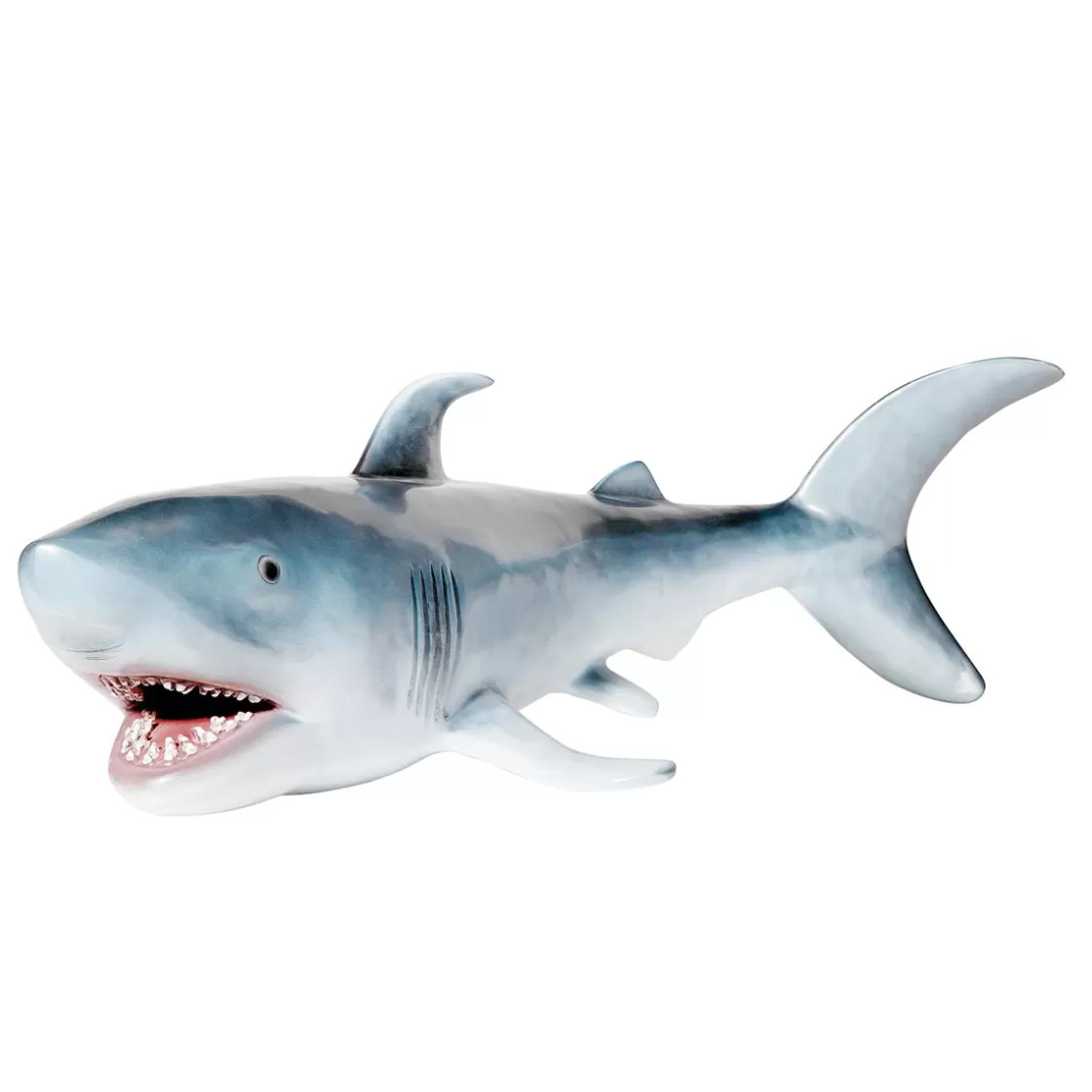 Decoración De Animales>DecoWoerner Tiburón Deco 135 Cm, Plata-gris azul