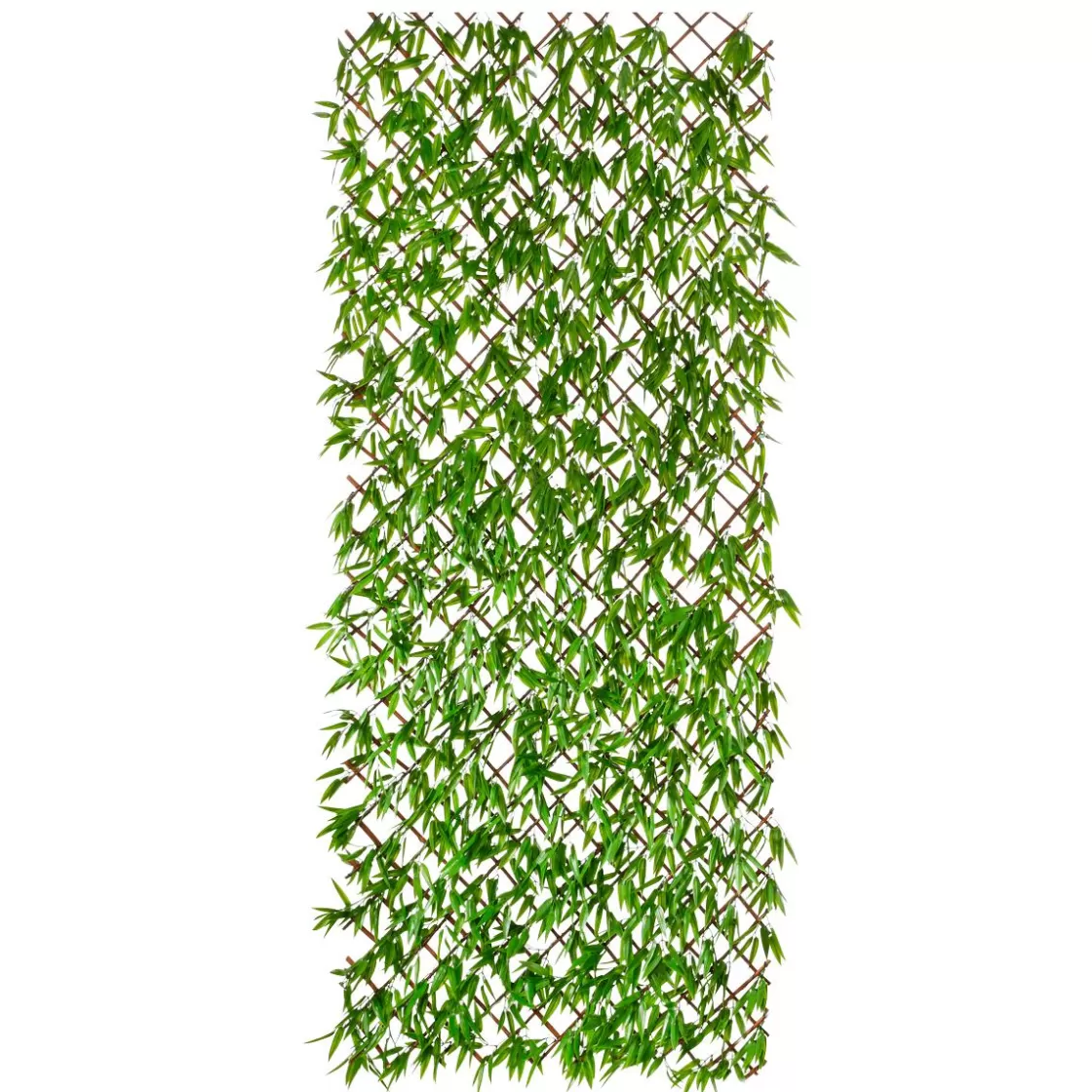 Paredes De Plantas>DecoWoerner Valla Artificial De Bambú Con Hojas 8 X 90 X 180 Cm verde