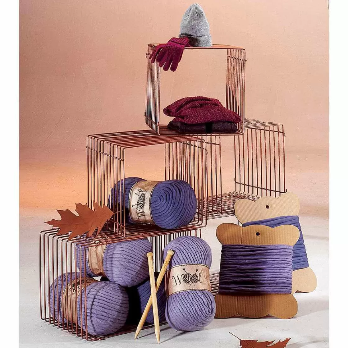 Decoración De Invierno>DecoWoerner Zurcir Decorativo XXL 50 X 40 Cm Acerado Gris